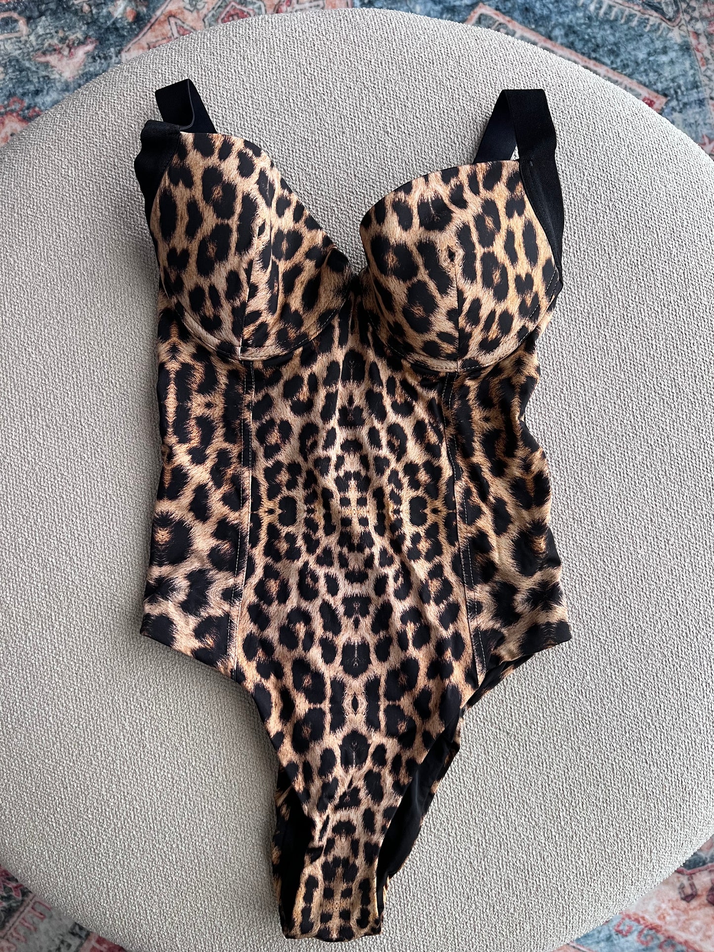 Ganni Leopard Swimsuit