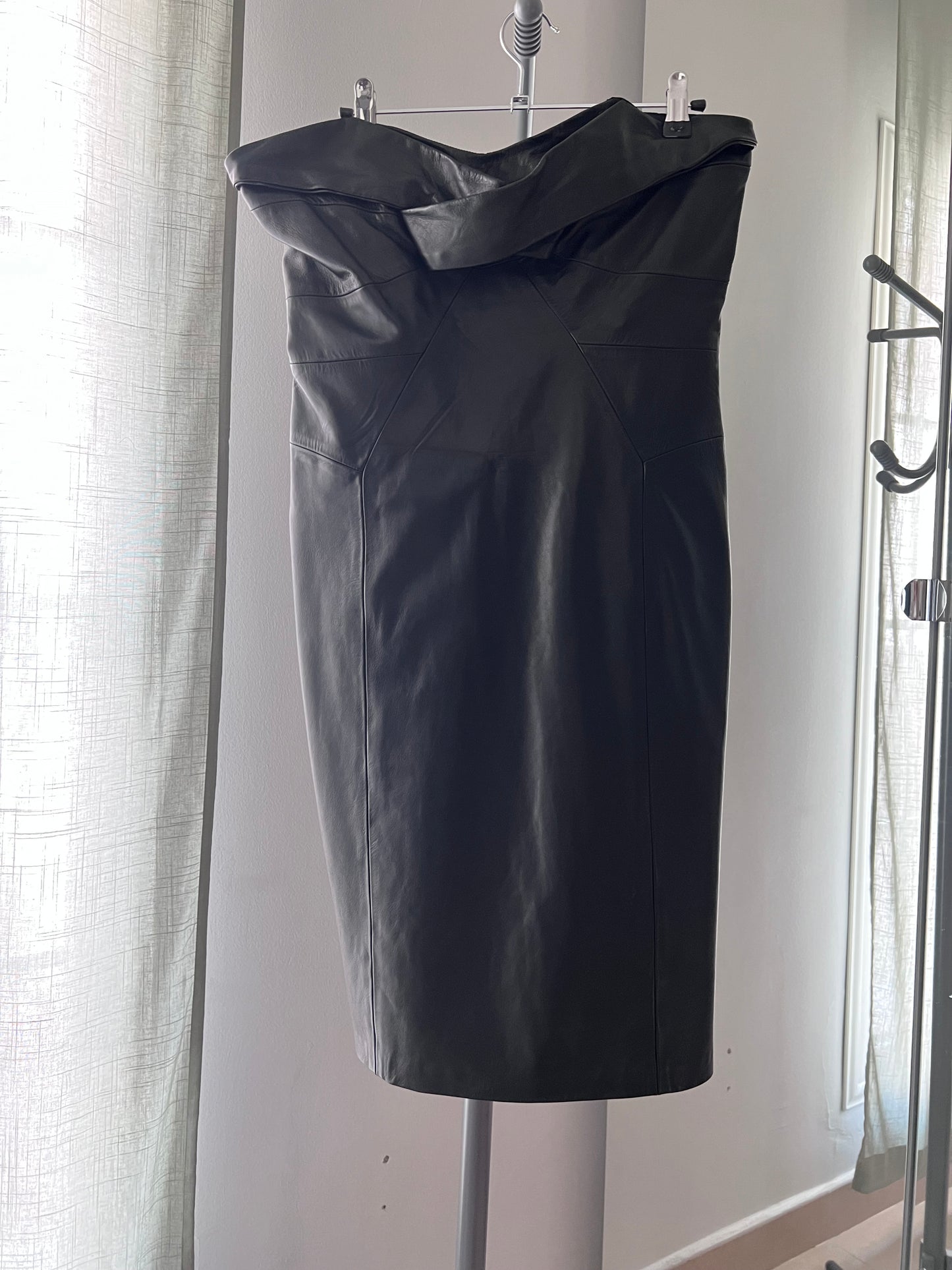 Black Leather Dress