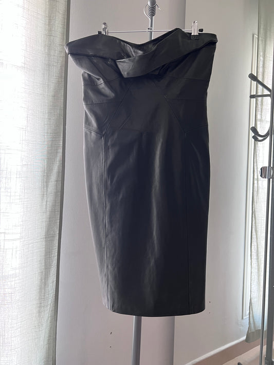 Black Leather Dress