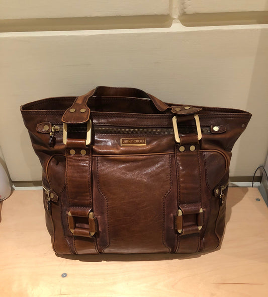 Jimmy Choo 2010 Brown Tote