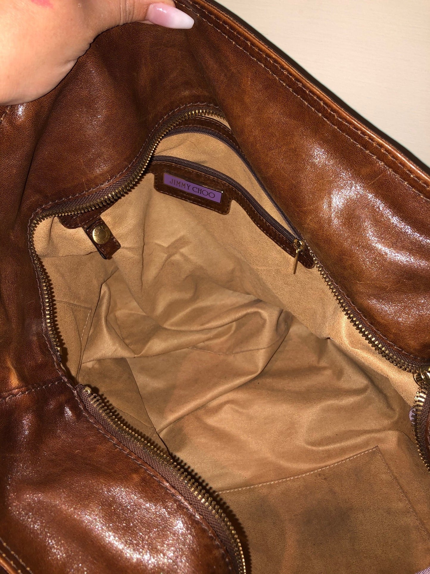 Jimmy Choo 2010 Brown Tote