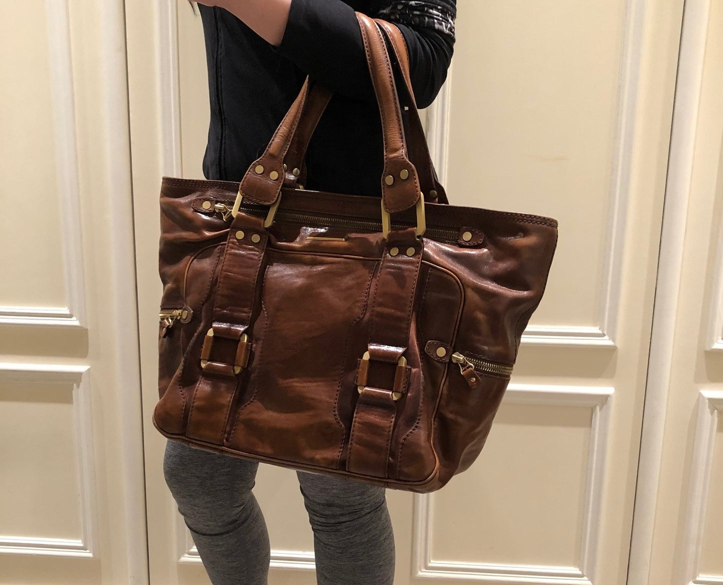 Jimmy Choo 2010 Brown Tote